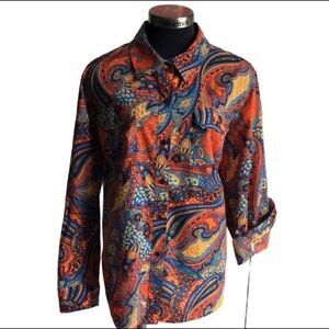 Jones New York Paisley Shirt